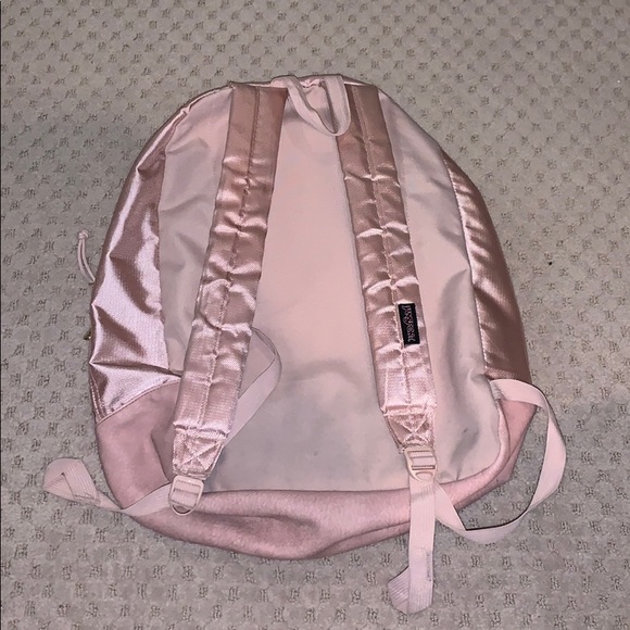 Jansport Bags Rose Gold Jansport Backpack Poshmark